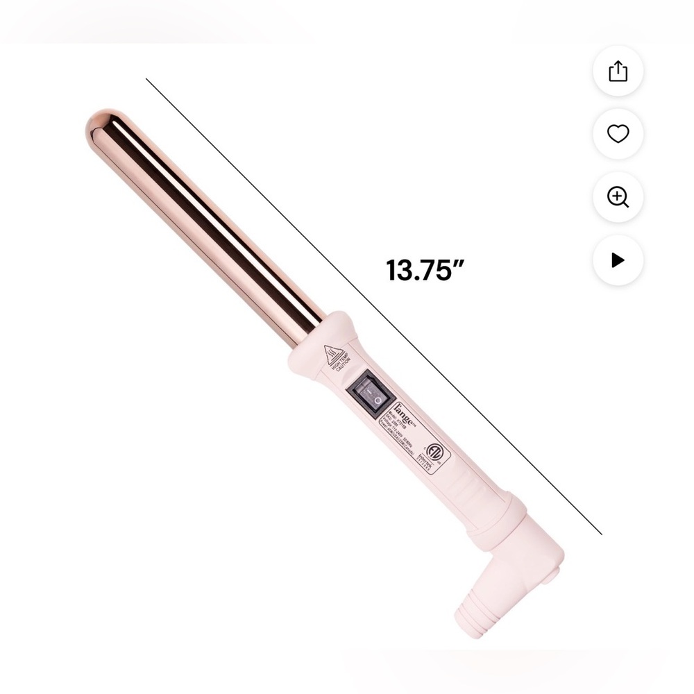 L'ange Hair Ondulé Ceramic Curling Wand | Salon Hair Styling Wand 25mm/ 3/4”‎